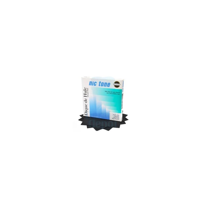 Dique de Hule 6×6 Regular Negro
